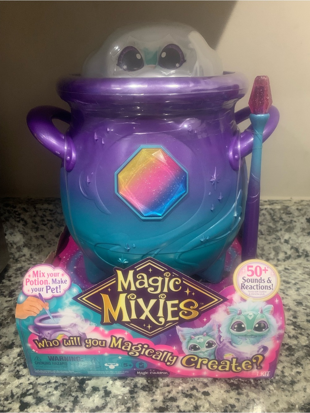 Brand New Magic Mixies Magical Misting Cauldron Interactive Plush Toy